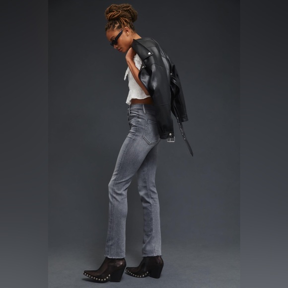 MOTHER The Pixie Dazzler Ankle Fray Jeans Anthropologie - Picture 16 of 16